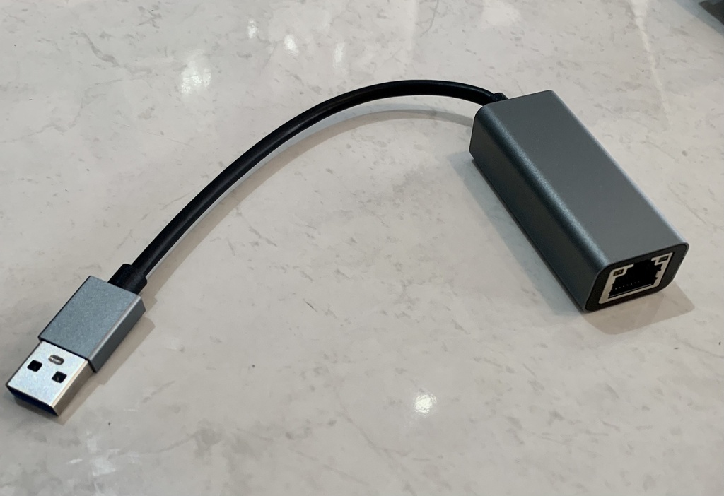 USB A to Ethernet Adapter