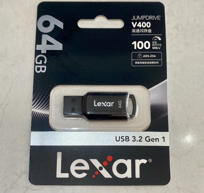 Lexar V400 Thumb Drive 64GB USB 3.2