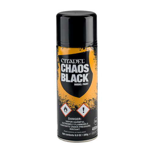 [99209999090] Citadel Spray Paint: Chaos Black